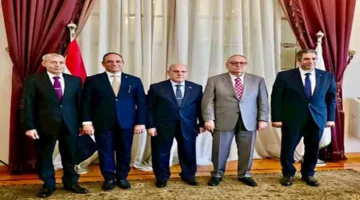 خلال زيارة رسمية، الشناوي يعبر عن دعمه لتعزيز التعاون مع مجلس الدولة | صور