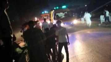 خمسة مصابين نتيجة انقلاب سيارة على طريق القاهرة – الإسكندرية الصحراوي