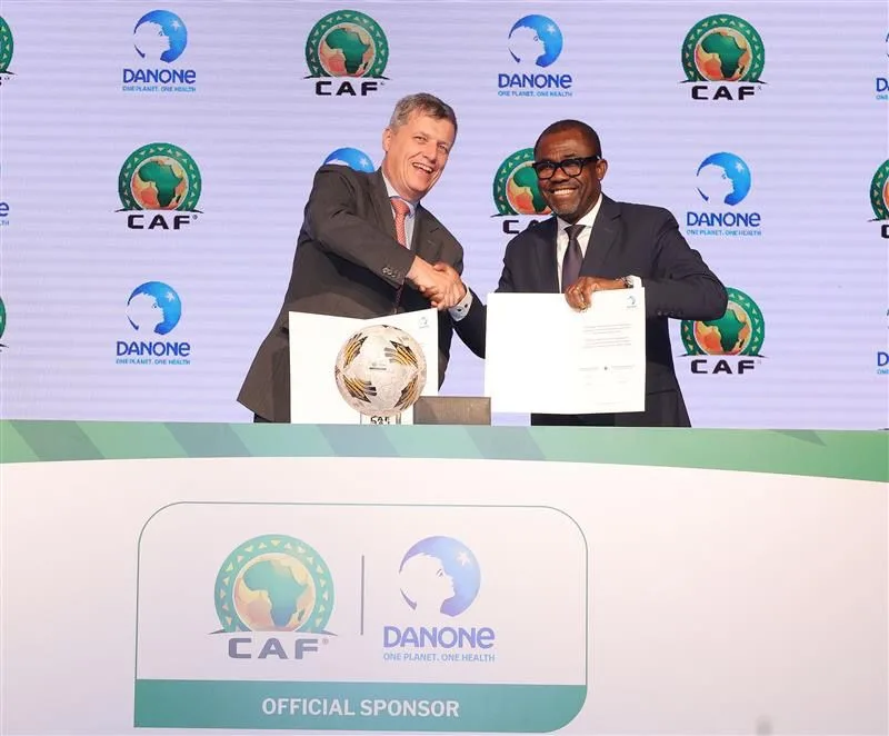 «دانون» تصبح الشريك الرسمي للاتحاد الإفريقي لكرة القدم CAF