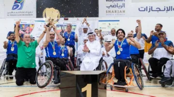 «دبي لأصحاب الهمم» يحتفي بتحقيق إنجاز في كرة السلة على الكراسي المتحركة