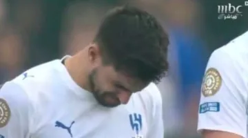 دموع كانسيلو ونيفيز خلال مباراة الهلال وفلومينينسي تأثراً بفقدان جوتا