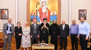 رئيس البنك الزراعي المصري يجتمع مع البابا تواضروس الثاني لتعزيز الشراكة وتوسيع تمويل مشروعات الأديرة.