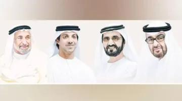 رئيس الدولة ونائباه والسلطان والحكام يقدمون تهانيهم للرئيس المصري بمناسبة ذكرى ثورة 23 يوليو