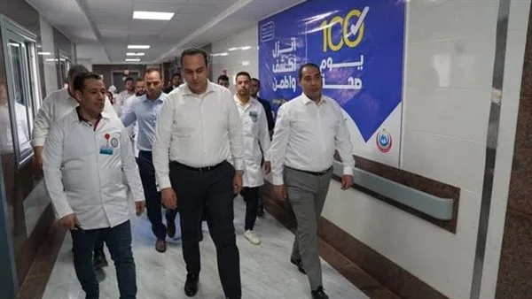 رئيس الهيئة الصحية يستمر في زياراته المفاجئة لمرافق هيئة الرعاية الصحية في إقليم القناة