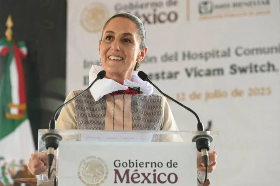 رئيسة المكسيك: متفائلة بالتوصل إلى اتفاق حول الرسوم الجمركية مع الولايات المتحدة رئيسة المكسيك: متفائلة بالتوصل إلى اتفاق حول الرسوم الجمركية مع الولايات المتحدة