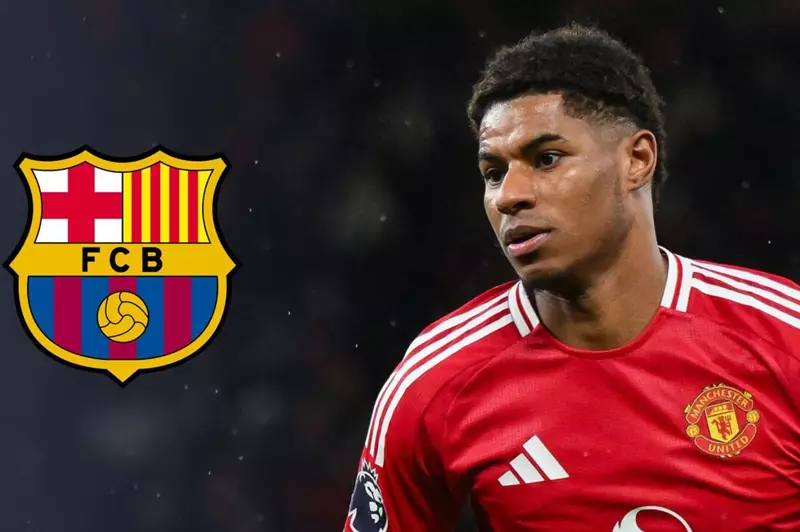 راشفورد يصل إلى برشلونة استعدادًا لتوقيع عقده الرسمي مع مانشستر يونايتد (فيديو)