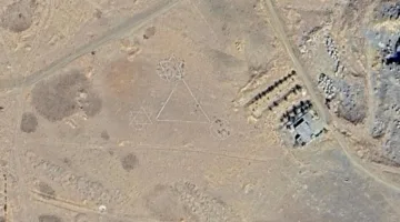 رمز بارز يُشاهَد من الفضاء في إيران: من هو صاحب فكرة نحت نجمة داوود الكبيرة في مسقط رأس خامنئي؟