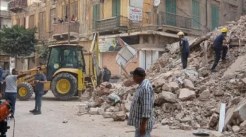 زيادة عدد ضحايا انهيار مبنى العطارين في الإسكندرية إلى حالتين وفاة و6 مصابين