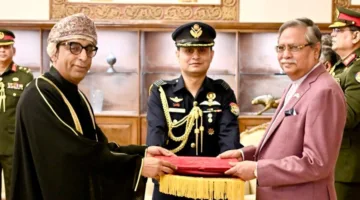 سفير عُمان يسلم أوراق اعتماده لرئيس بنغلاديش