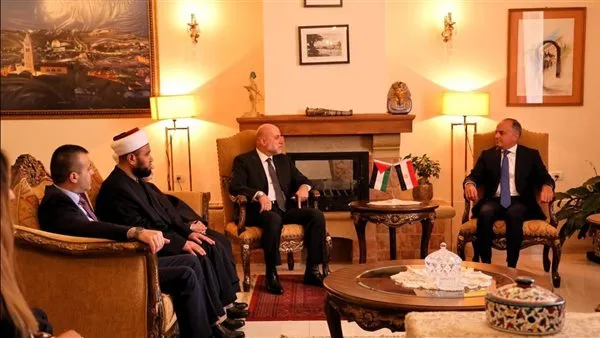 سفير مصر في رام الله يستقبل مجموعة من رجال الدين الفلسطينيين لتعزيز الموقف المصري سفير مصر في رام الله يستقبل مجموعة من رجال الدين الفلسطينيين لتعزيز الموقف المصري