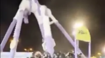 سقوط لعبة ترفيهية في منتزه الجبل الأخضر بالطائف بالسعودية.. فيديو