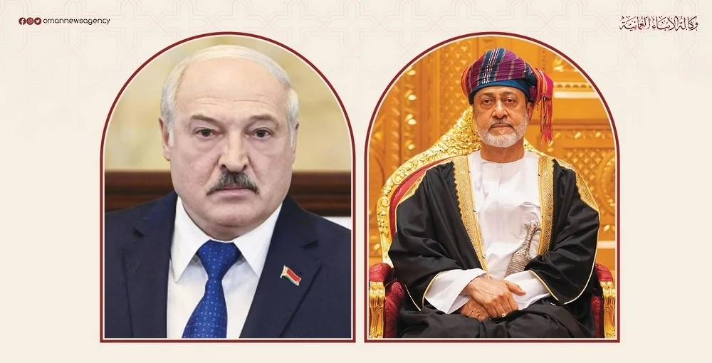 سلطان البلاد يبارك رئيس جمهورية بيلاروس.