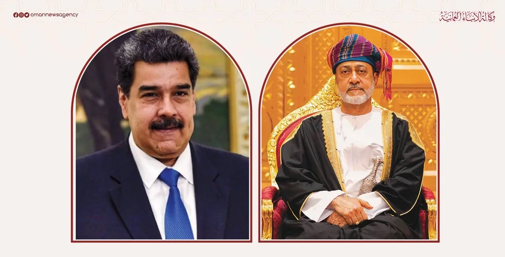 سلطان البلاد يبارك رئيس فنزويلا