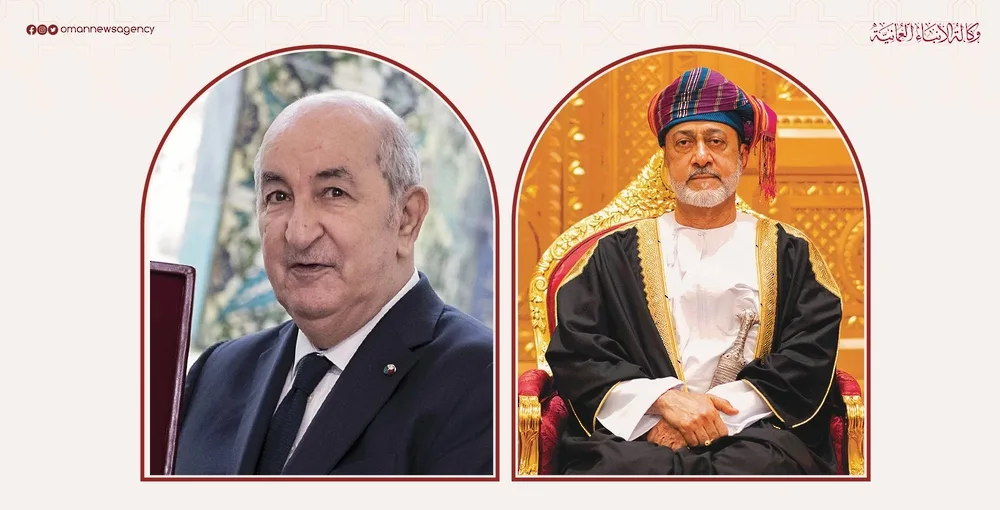 سلطان البلاد يبارك لرئيس الجزائر