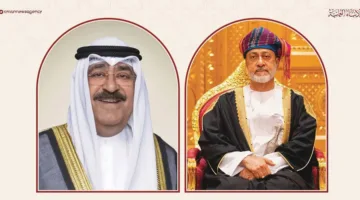 سلطان البلاد يعزي أمير دولة الكويت
