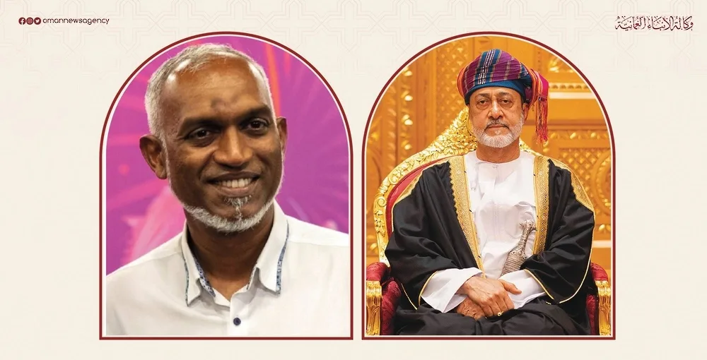 سلطان البلاد يقدم التهاني لرئيس المالديف