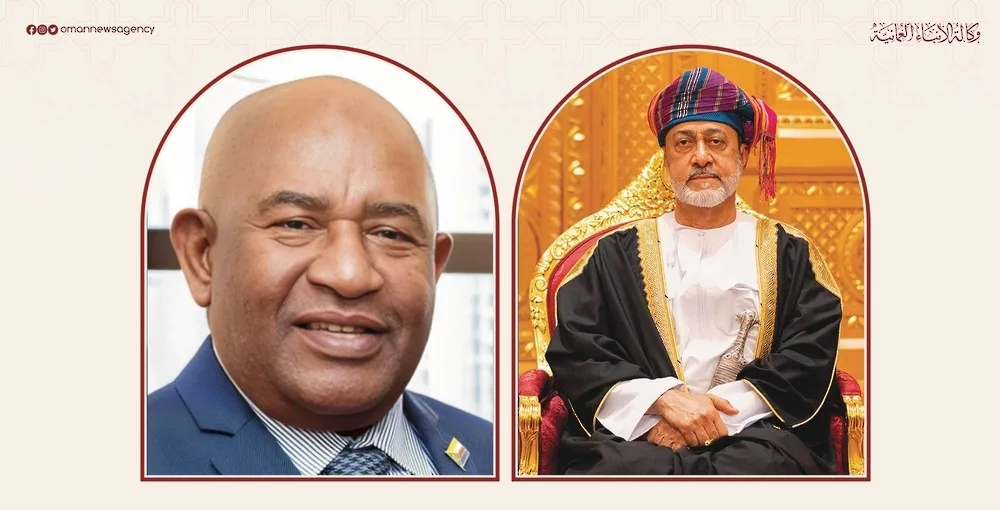 سلطان عمان يبارك رئيس جزر القمر المتحدة