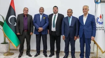 سليمان يناقش مع المبروك تخصيص ميزانية مؤسسة النفط وتسوية ديونها