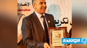 شخصيات رياضية تودع رئيس اتحاد القوس والسهم الليبي الراحل