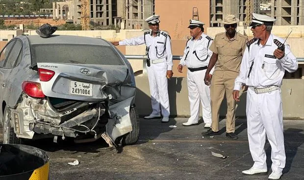 «شرطة طرابلس»: إصابة سائق نتيجة حادث على الدائري الثالث