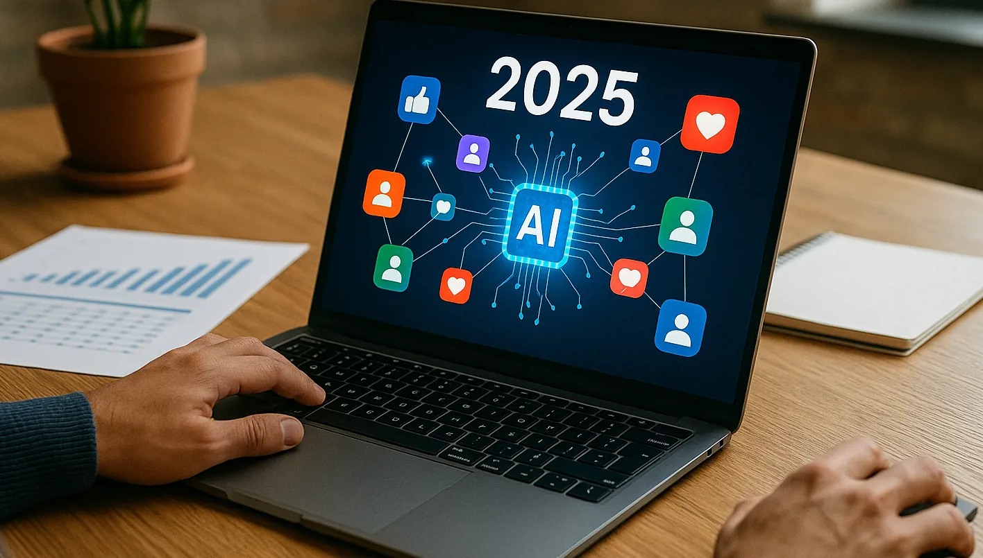شركات جديدة تدمج الذكاء الاصطناعي مع وسائل التواصل الاجتماعي تثير اهتمام المستثمرين في 2025.