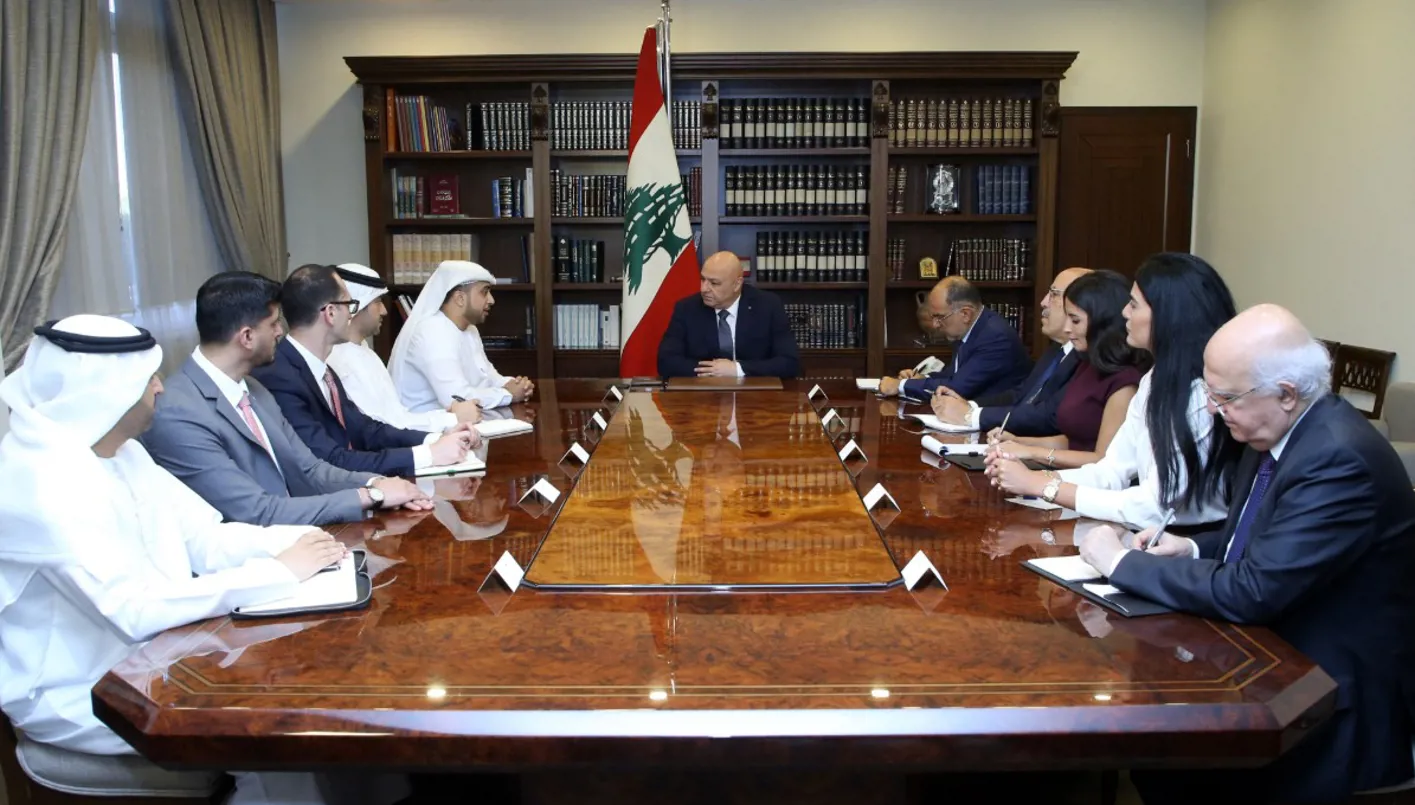 شركة إماراتية تعبر عن رغبتها في المشاركة في تنفيذ مشاريع هامة في لبنان شركة إماراتية تعبر عن رغبتها في المشاركة في تنفيذ مشاريع هامة في لبنان