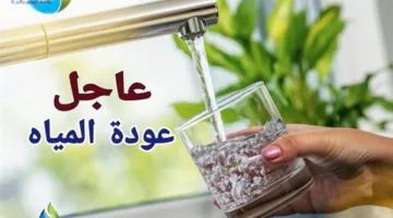 «شركة مياه الجيزة» تعلن عن موعد استئناف ضخ المياه بكامل طاقتها وحل الأزمة بشكل نهائي