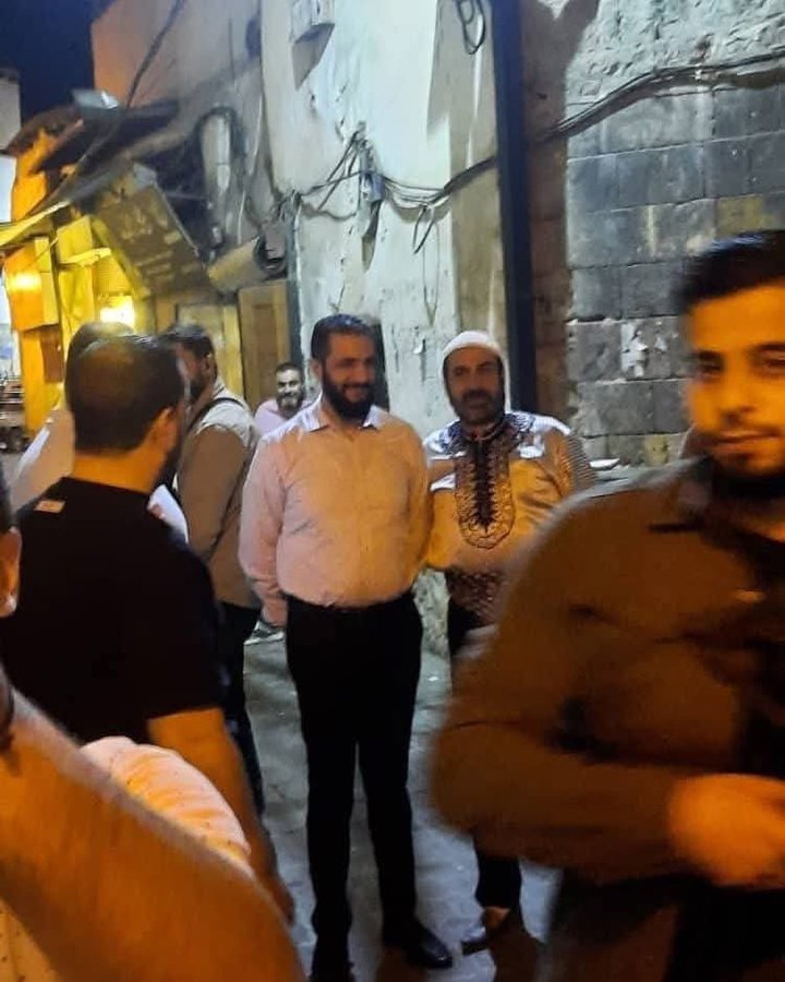 الشرع في أحياء دمشق القديمة (مواقع التواصل)