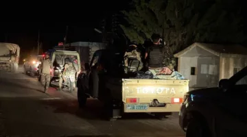 صور: الجيش السوري يبدأ مغادرته لمدينة السويداء