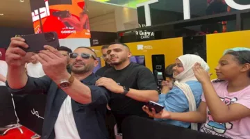 صور: السقا يحتفل بإطلاق فيلمه “أحمد وأحمد” مع جمهوره في دبي