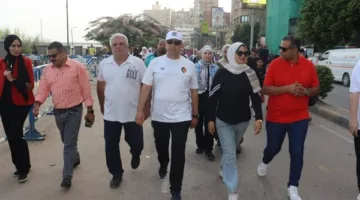 صور: القليوبية تحتفي بيوم الرياضة المصرية من خلال ماراثون رياضي كبير في بنها