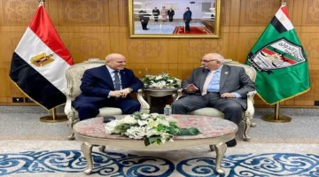 صور: رئيس النيابة الإدارية يبارك لرئيس هيئة قضايا الدولة على تعيينه الجديد