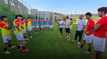 صور | منتخب مصر للشباب تحت 17 عامًا يستمر في تدريباته تحضيرًا لمنافسات كأس العالم في قطر