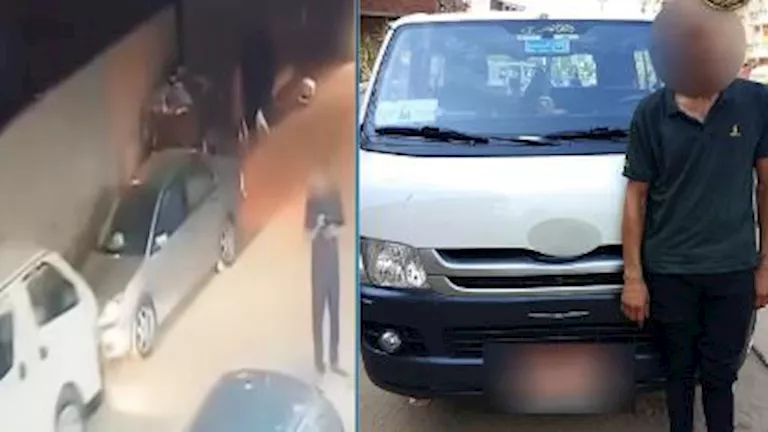 صورة مخالفة تمنع سائق ميكروباص من كسب عيشه في المحلة.. ماذا حدث؟