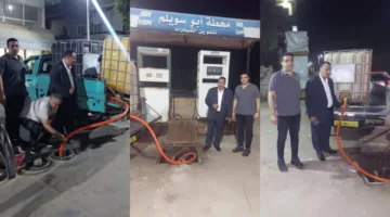 ضبط محطة سرية: thwarting the smuggling of 2000 liters of subsidized gasoline in Damietta.