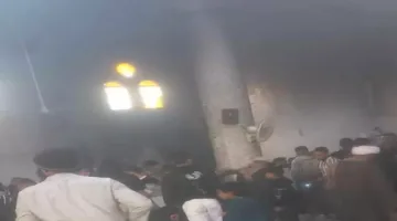عقب حدوث ماس كهربائي.. إخماد حريق داخل مسجد في بني سويف