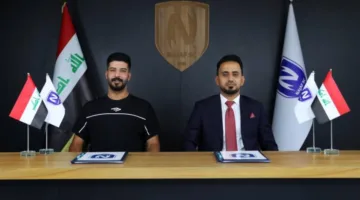 علاء عباس يوقع مع نادي النجف العراقي