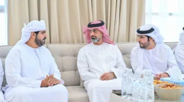 عمار بن حميد يعزي في وفاة علي عبيد الكتبي