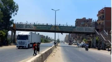 عودة حركة المرور إلى طبيعتها على الطريق الزراعي السريع بعد الانتهاء من إصلاح كوبري طوخ.