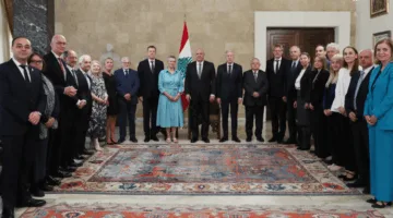 عون يطالب أوروبا بمساندة جهود “إعادة سيادة لبنان”