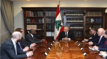 عون يطالب بالضغط على إسرائيل لسحب قواتها وتقديم ضمانات بعدم تكرار الاعتداءات.