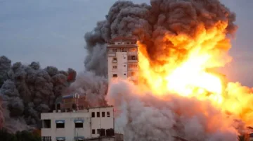غارات شرسة من إسرائيل على غزة وارتقاء وزير العدل الفلسطيني السابق شهيداً