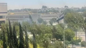 غارة إسرائيلية بالقرب من مقر قيادة الأركان في دمشق