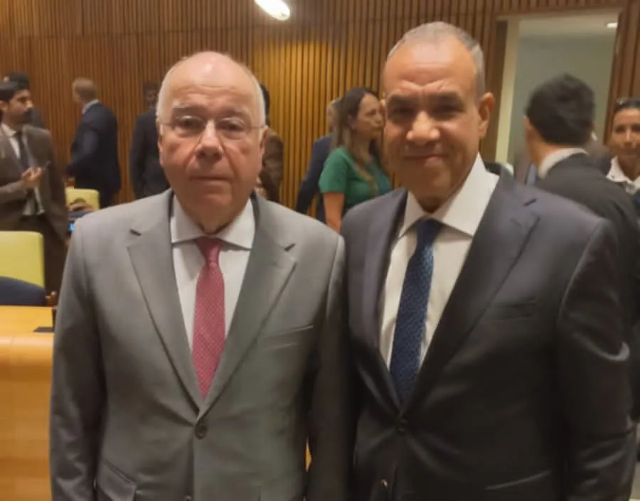 وزير الخارجية يلتقي مع الوزير البرازيلي خلال المؤتمر الدولي لحل القضية الفلسطينية سلميًا في نيويورك