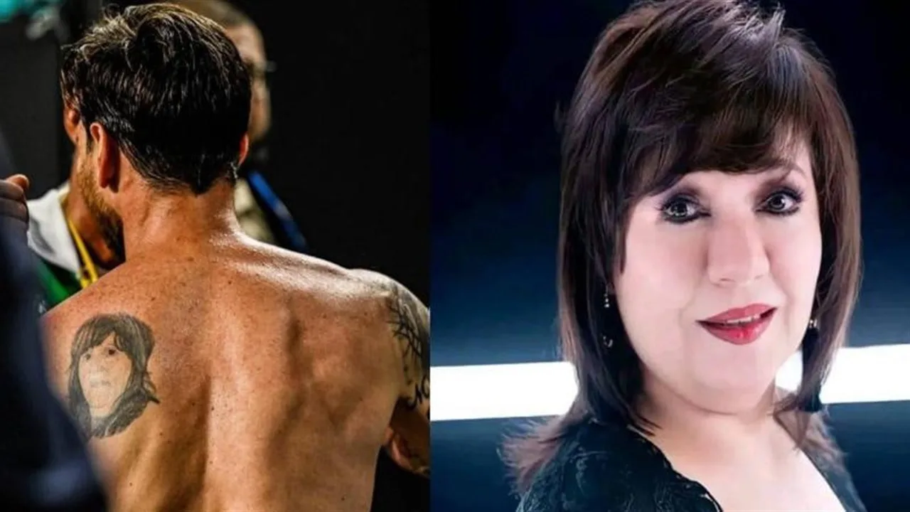 فنانة مصرية تثير الجدل بعد ظهور ميسي برسم على ظهرها (صور) فنانة مصرية تثير الجدل بعد ظهور ميسي برسم على ظهرها (صور)