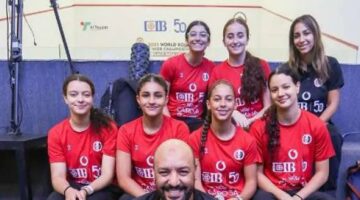فوز منتخب الناشئات على أستراليا في بطولة العالم للإسكواش