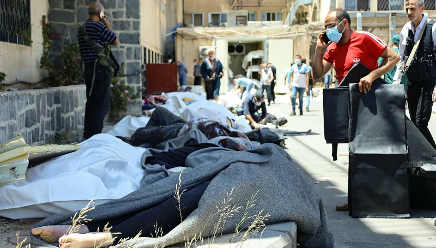 في سوريا… مستشفى السويداء يصبح ‘موقع دفن جماعي’ في سوريا… مستشفى السويداء يصبح ‘موقع دفن جماعي’
