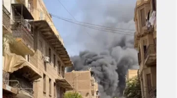 في مصر الجديدة: قوات الحماية المدنية تتدخل لإخماد حريق في مستودع باستخدام 6 سيارات