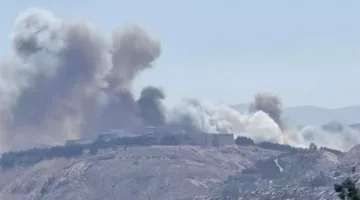 فيديو: حريق يندلع بالقرب من قصر الشعب في دمشق