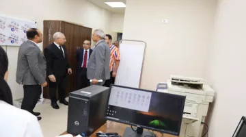 قبل الافتتاح التجريبي.. رئيس جامعة المنيا يزور مستشفى الأورام والعلاج
